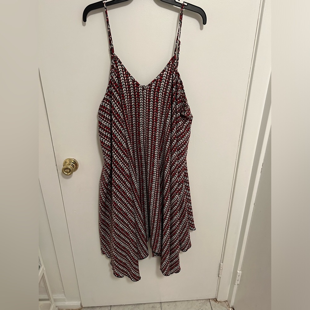 SHEIN asymmetrical spaghetti strap dress. Size 3X.